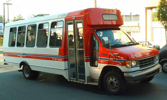 Victoria Regional Transit HandyDart Ford E450 CBB Polar III C538